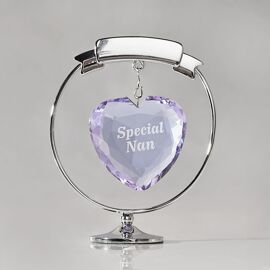 Crystocraft Chrome Plated Circle & Heart - Special Nan