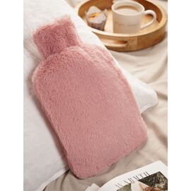 Sophia Layers Soft Faux Fur 1.7L Muff Hot Water Bottle - Pink