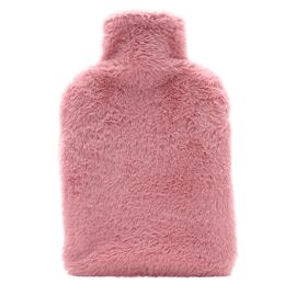 Sophia Layers Soft Faux Fur 1.7L Muff Hot Water Bottle - Pink