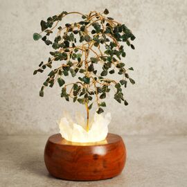 Serenity Aventurine LED Glow Tree