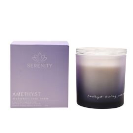 Serenity Amethyst Crystal Infused 380g Candle
