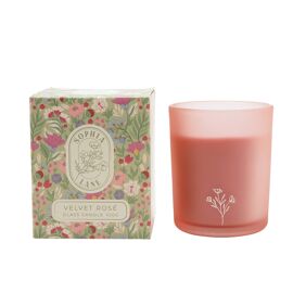 Sophia Lane Velvet Rose Floral Candle - 100g