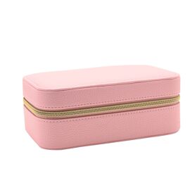 Sophia Jewellery Box with Mirror Medium - Pink