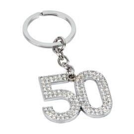 Milestones Crystal Keyring - 50