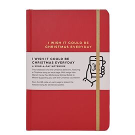 Say It With Songs A5 Hardback Notebook 96 Pages - I Wish it Could be Christmas