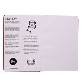 Say It With Songs A5 Hardback Notebook 96 Pages - I Wish it Could be Christmas