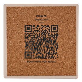 Say It With Songs Ceramic & Cork Square Coaster  - Daddy Cool