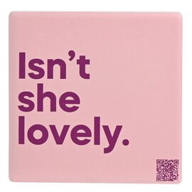 Say It With Songs Ceramic Square Magnet - Isn't She Lovely - Stevie Wonder