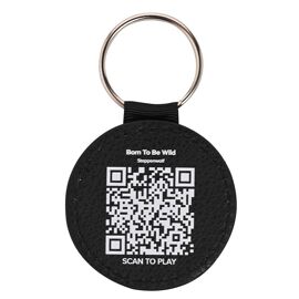 Say It With Songs PU Leather Keyring - Born To Be Wild - Steppenwolf