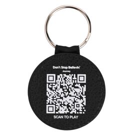 Say It With Songs PU Leather Keyring - Don't Stop Believin' - Journey