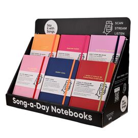 Say It With Songs Notebook CDU 4 Ea Design 24pcs per CDU