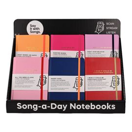 Say It With Songs Notebook CDU 4 Ea Design 24pcs per CDU