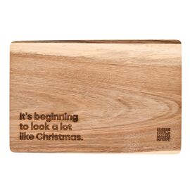 Say It With Songs Christmas Cheeseboard - Its Beginning To Look A Lot Like Christmas