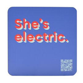Say It With Songs Coaster - She's Electric Oasis