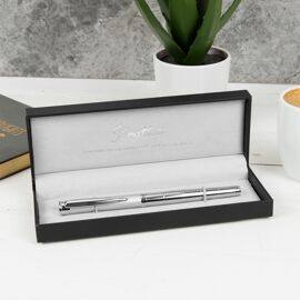 Stratton Rollerball Pen - 2 Tone Chrome