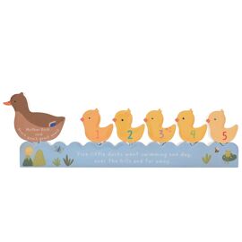 Story Time Mantel Plaque - 5 Little Ducks
