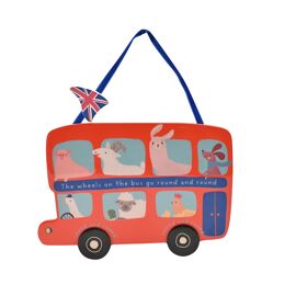 Story Time Hanging Plaque - Wheels On The Bus