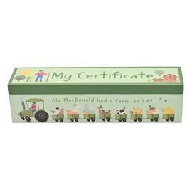 Story Time Certificate Holder - Old MacDonald
