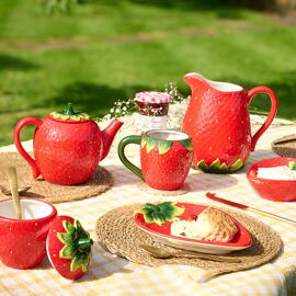 The Cottage Garden Storage Jar - Strawberry
