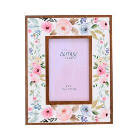 The Cottage Garden Layered Floral Photo Frame - 4" x 6"