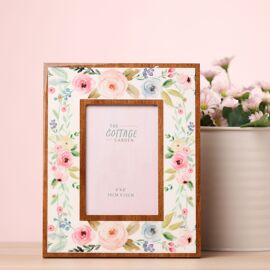 The Cottage Garden Layered Floral Photo Frame - 4" x 6"