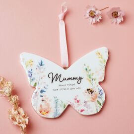 **MULTI 6** The Cottage Garden Floral Hanging Butterfly - Mummy