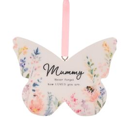 **MULTI 6** The Cottage Garden Floral Hanging Butterfly - Mummy