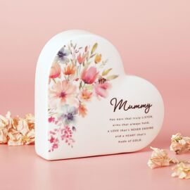 The Cottage Garden Ceramic Heart - Mummy