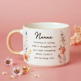 The Cottage Garden Peach Mug - Nanna