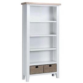 Large Bookcase - White