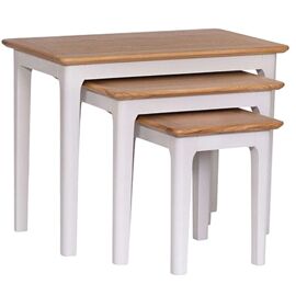 Nest of 3 Tables - White