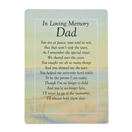 **MULTI 12** Graveside Cards - In Loving Memory Dad