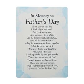 **MULTI 12** Graveside Cards - In Memory on Fathers Day