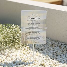 **MULTI 12** Graveside Cards - For My Grandad