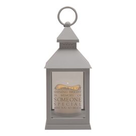 Thoughts of You Graveside Lantern Grey Someone Special
