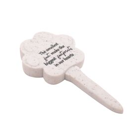 Thoughts of You Pet Memorial Pawprint Stake
