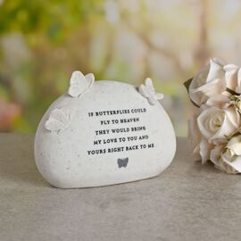 Thoughts of You Butterfly Graveside Pebble - Fly To Heaven