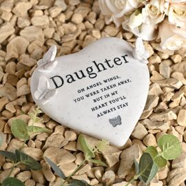 Thoughts of You Graveside Butterfly Heart - Daughter
