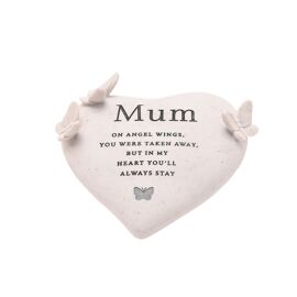 Thoughts of You Graveside Butterfly Heart - Mum
