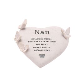 Thoughts of You Graveside Butterfly Heart - Nan