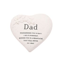Thoughts of You Graveside Branch Heart - Dad