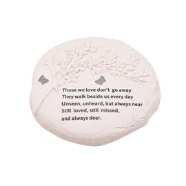 Thoughts of You Graveside Round Stone