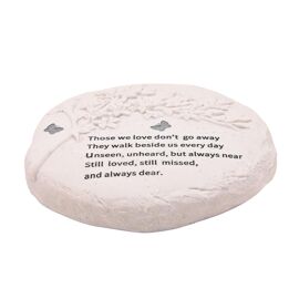Thoughts of You Graveside Round Stone