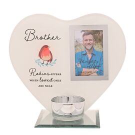 Thoughts of You Tea Light Holder with Photo - Brother