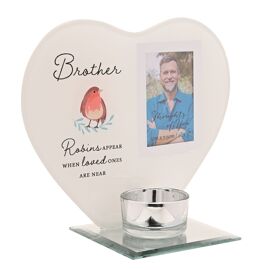 Thoughts of You Tea Light Holder with Photo - Brother