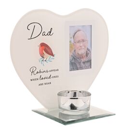 Thoughts of You Tea Light Holder with Photo - Dad