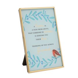 **MULTI 4** Thoughts of You Glass Plaque - Grandad