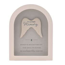 Thoughts of You Arched Framed Plaque - In Loving Memory