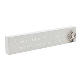 **MULTI 6** Thoughts of You Mantel Plaque - Always In Our Thoughts