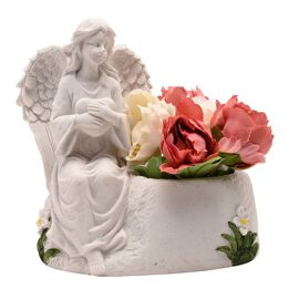 Thoughts of You Sitting Angel Graveside Pot Holder